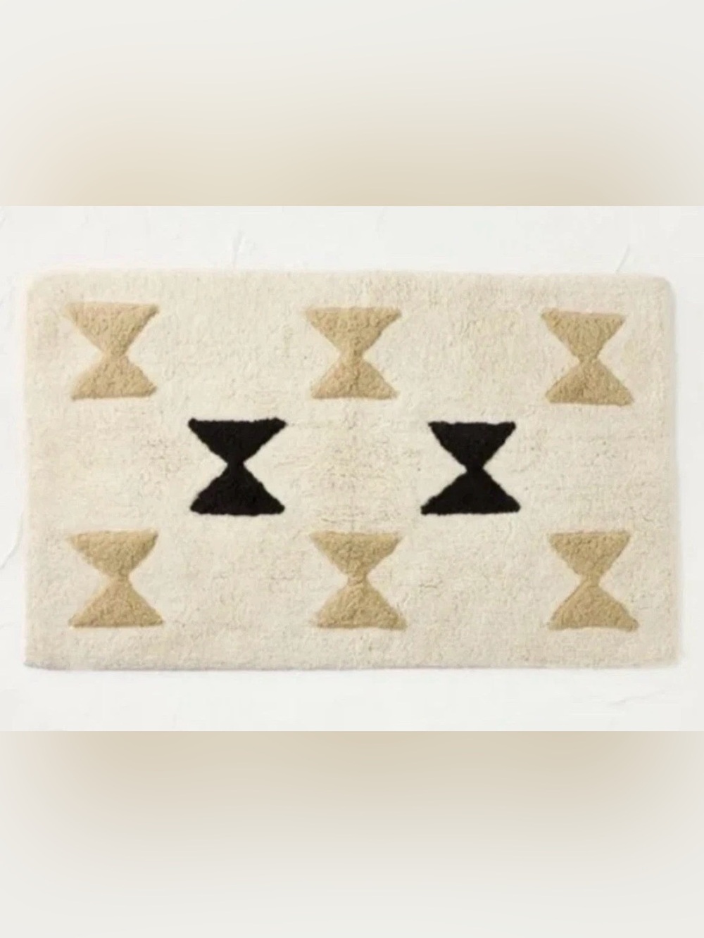 Opalhouse/Jungalow Geometric 100% Cotton Bathroom Mat/Rug, (18x30), NWT